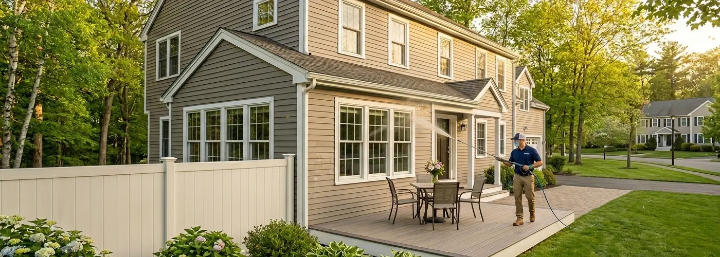 Allergy season in MA: How exterior house washing reduces pollen around your home