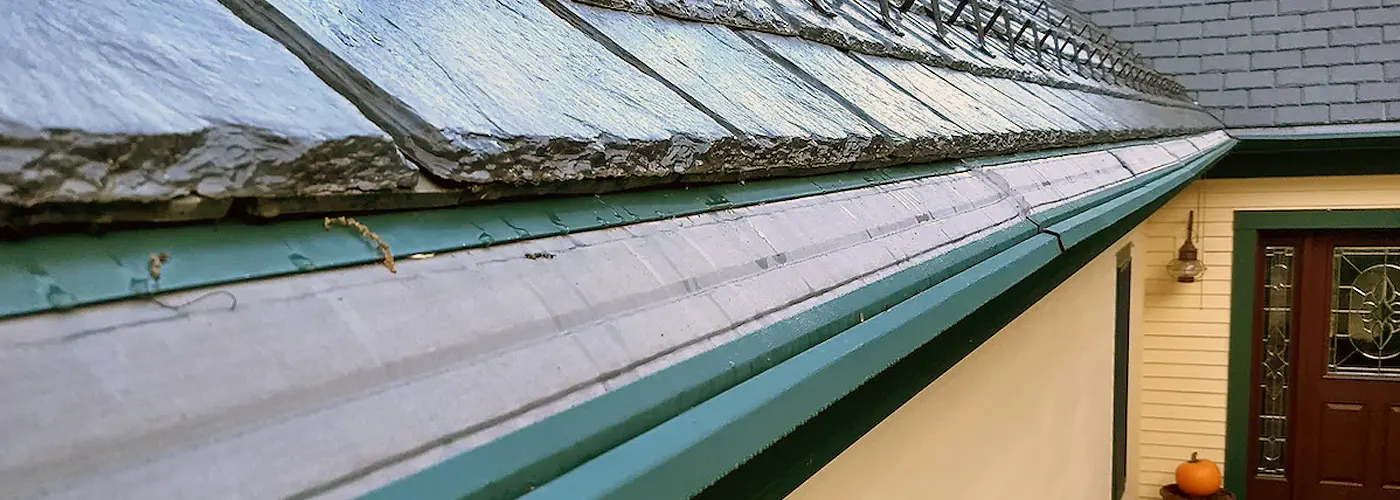 Full gutters in Burlington MA, but we have a solution