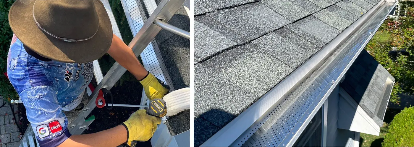 Gutter Cleaning and Gutter Guard Replacement in Reading, MA - Full Upgrade for Joseph H.