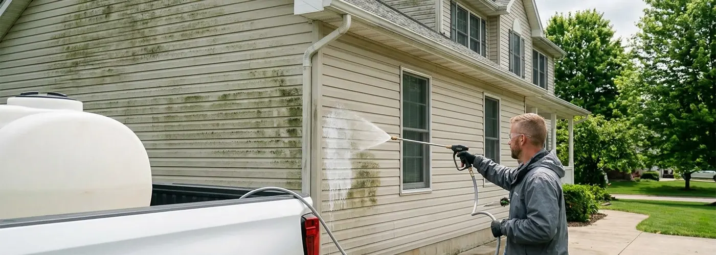 How professional exterior cleaning protects your family from harmful mold spores