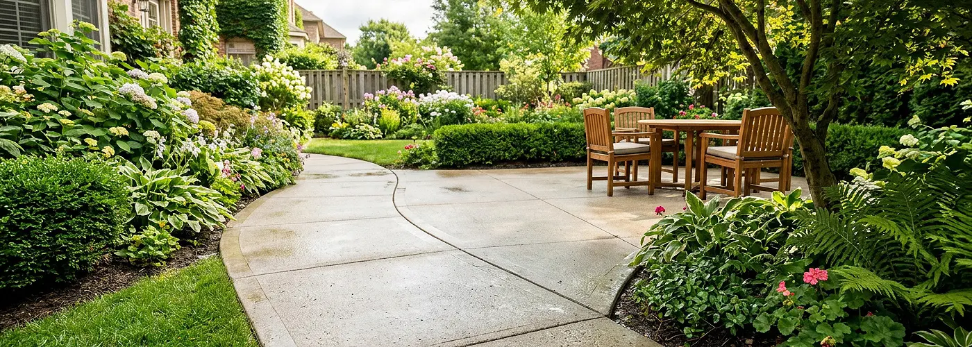 How to remove moss from concrete walkways and patios