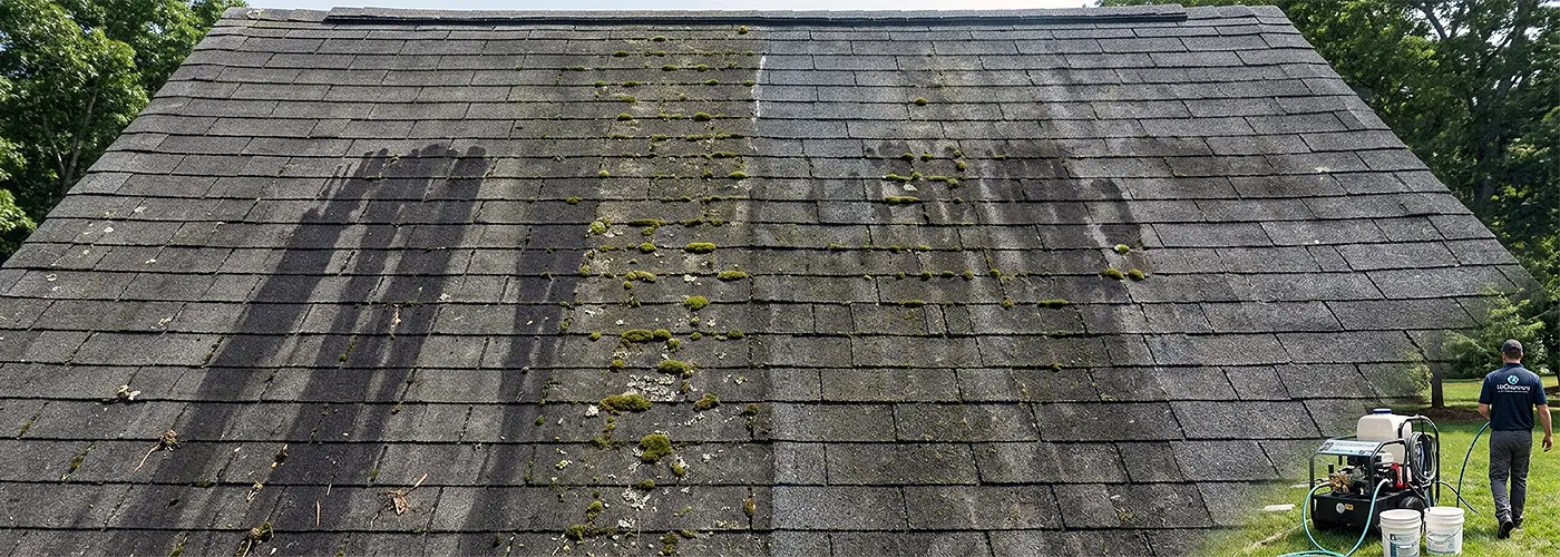 How to safely clean black streaks off your asphalt shingles