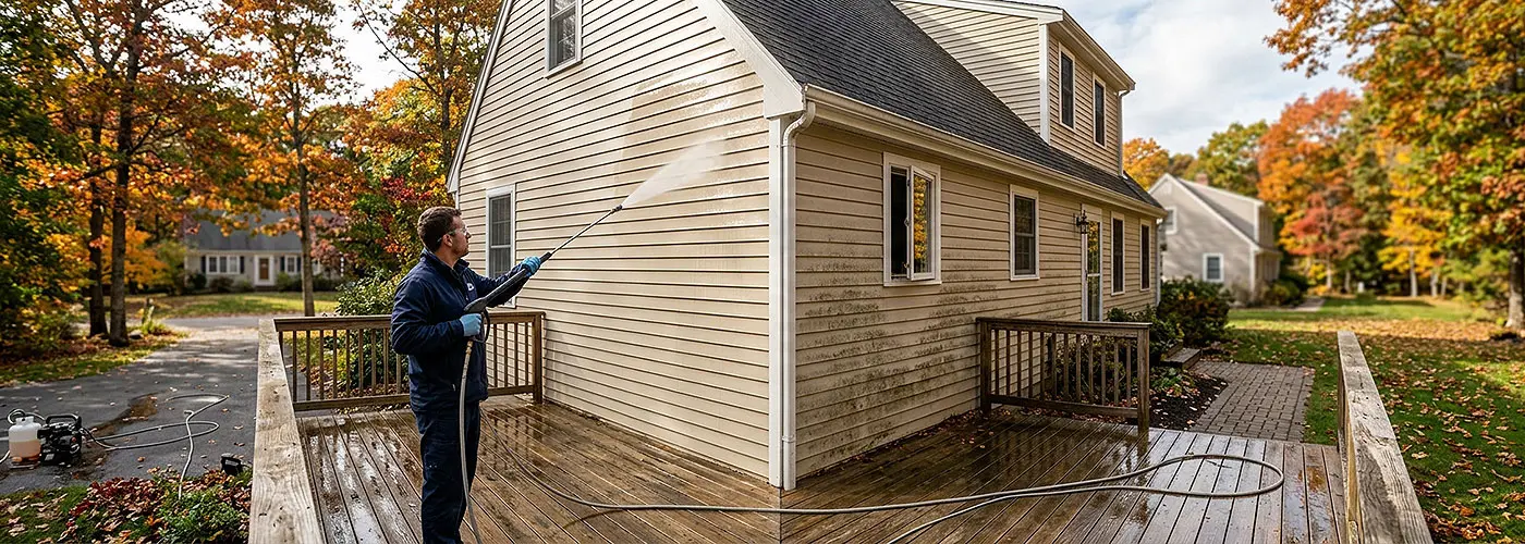 Should you wash your house before exterior painting or staining this fall?