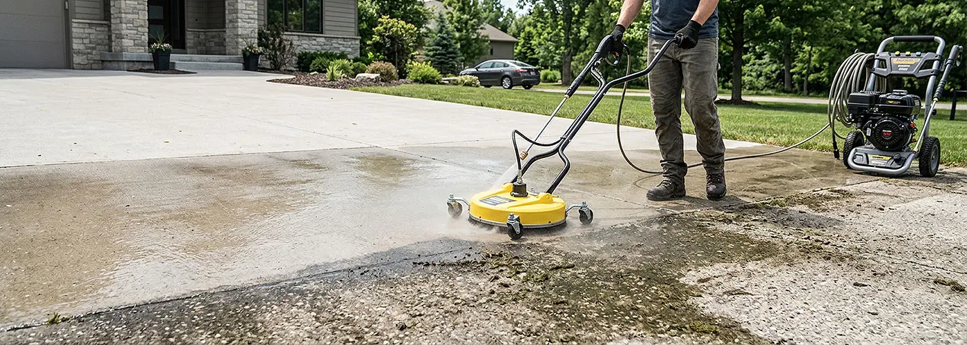 What PSI to use when cleaning concrete