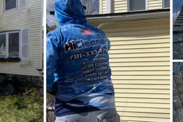 Professional Exterior House Washing with Soap and Solution in Abington, MA