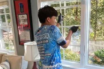 Professional exterior window cleaning in Newton, MA