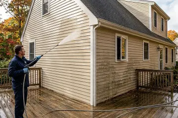 Should you wash your house before exterior painting or staining this fall? - HiCleaners Should you wash your house before exterior painting or staining this fall?