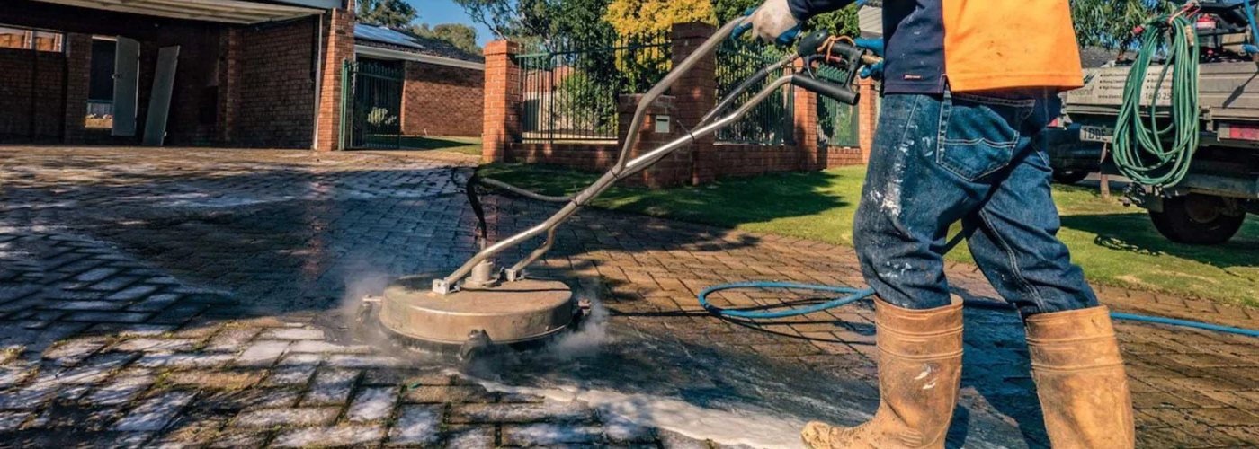 Concrete Driveway Cleaning Service