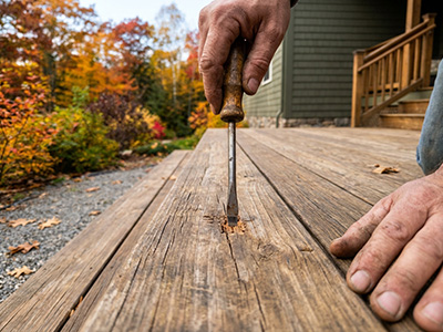 Signs of wood rot to look for early